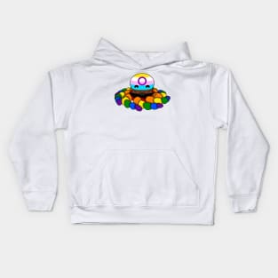 Progress Pride Fidget Octopus Kids Hoodie